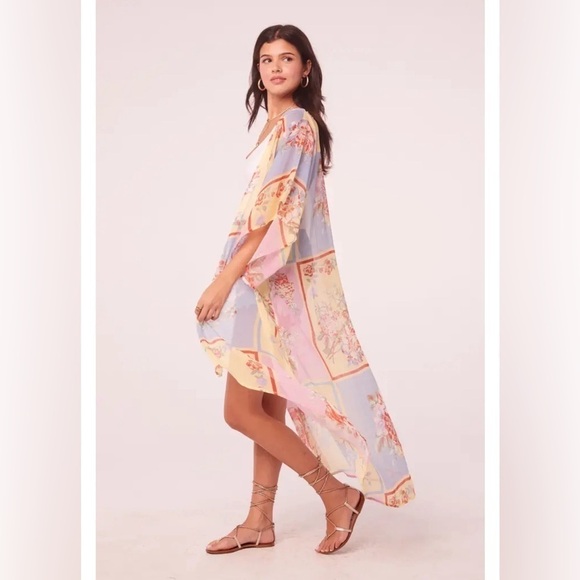 NWT Band of the Free Floral Kimono Duster - Picture 5 of 14